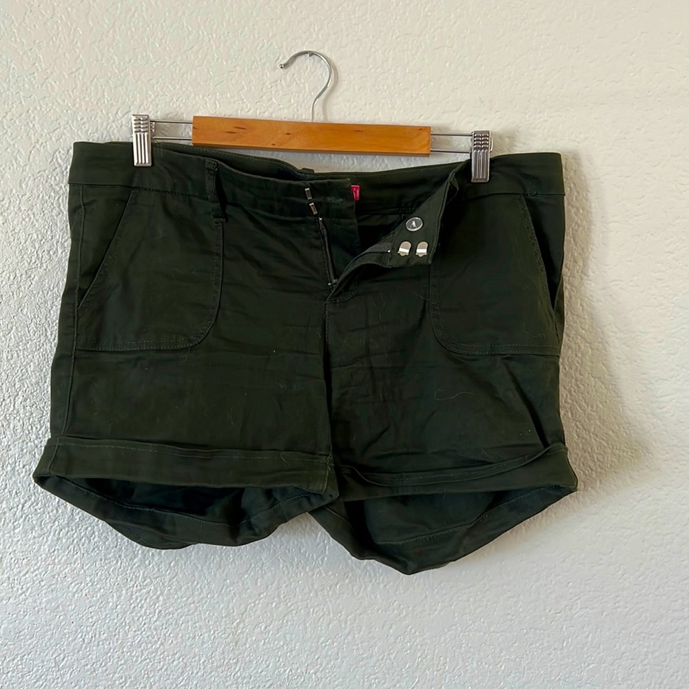 Torrid Dark Green Short Shorts
